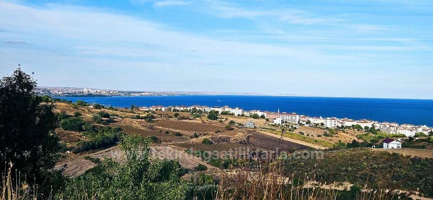 Schnäppchen: 1.150 M² Großes Grundstück Mit Vollem Meerblick Im Viertel Tekirdağ Topağaç
