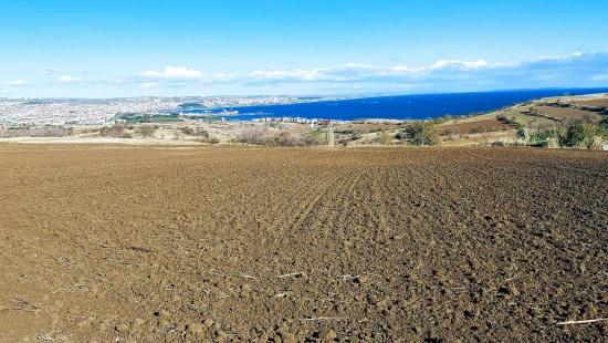 Tekirdağ In Barbaros Panoramisches Grundstück mit Meer- und Stadtblick