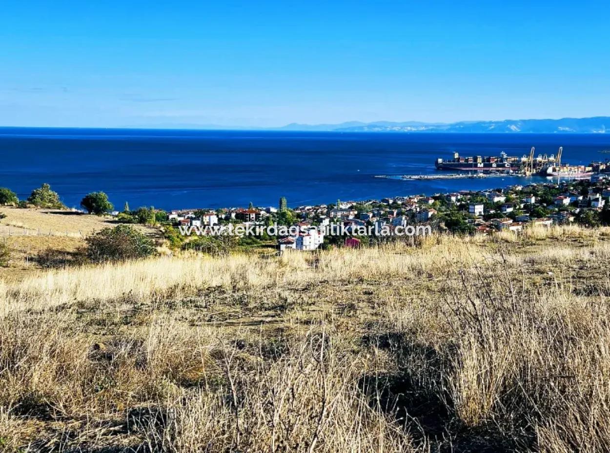 532 M2 Eckgrundstück Zum Verkauf In Tekirdag Süleymanpaşa Barbaros Nachbarschaft Mit Herrlichem Meer- Und Naturblick
