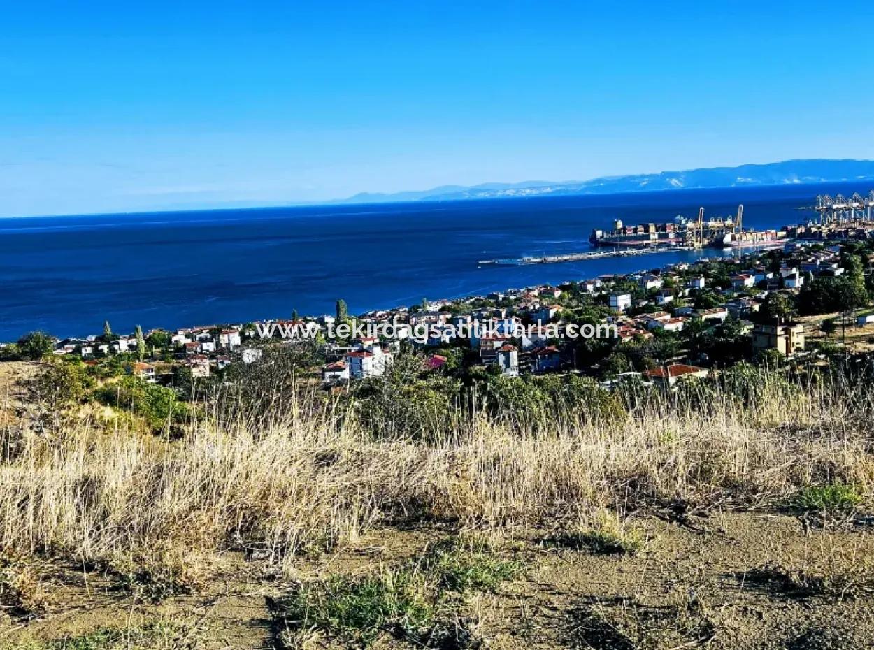 532 M2 Eckgrundstück Zum Verkauf In Tekirdag Süleymanpaşa Barbaros Nachbarschaft Mit Herrlichem Meer- Und Naturblick