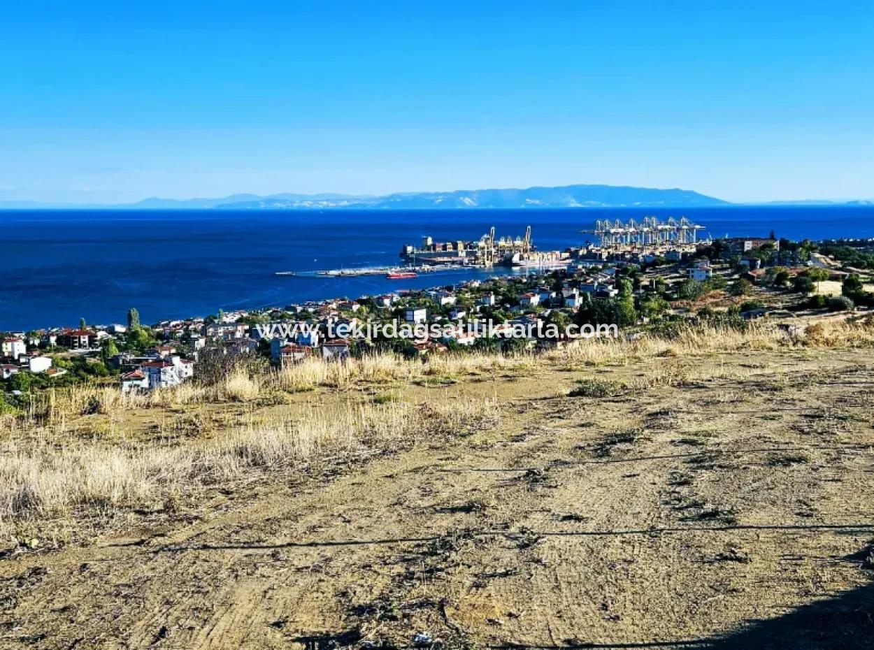 532 M2 Eckgrundstück Zum Verkauf In Tekirdag Süleymanpaşa Barbaros Nachbarschaft Mit Herrlichem Meer- Und Naturblick