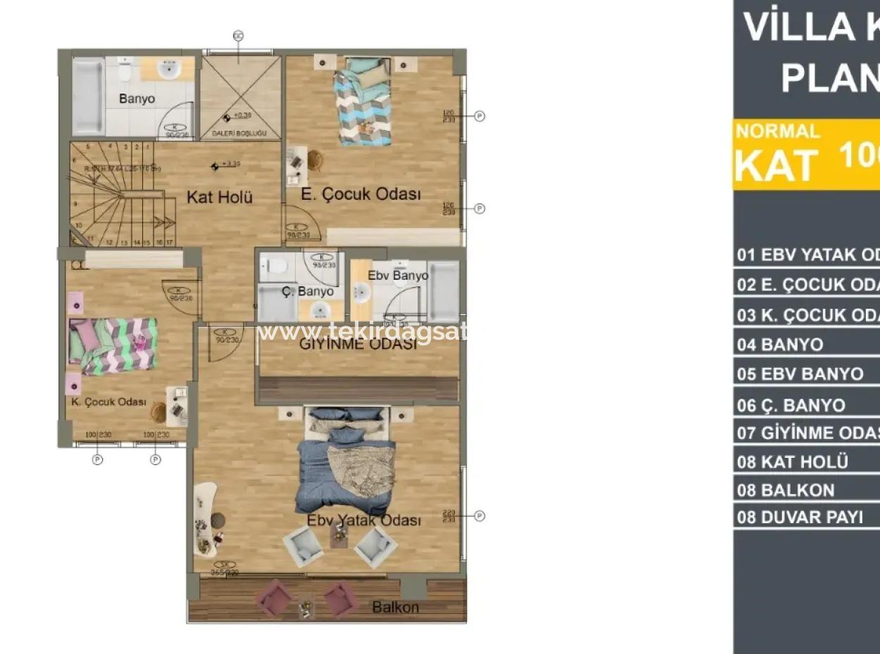 Umweltfreundliches Projekt In Süleymanpaşa, Tekirdag: 29 Freistehende Villen