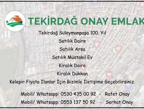 Tekirdağ 100.Yıl Mahallesi Land For Sale