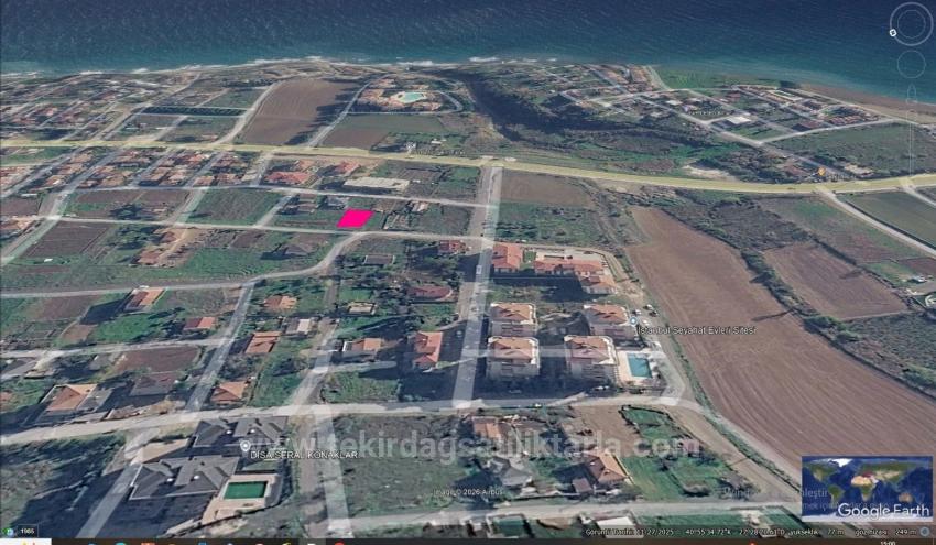**Infrastructure Ready In Topağaç Neighborhood, Tekirdağ** Urgent Sale - Opportunity Plot