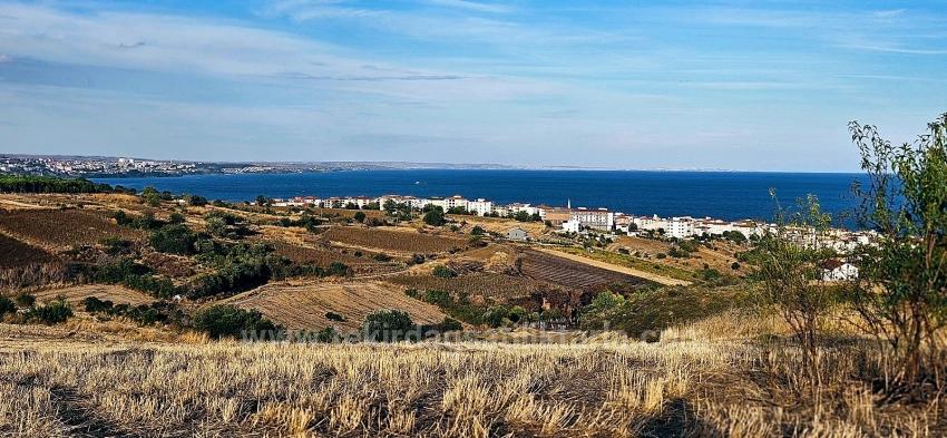 Bargain 1,150 M2 Land With Full Sea View In Tekirdağ Topağaç Neighborhood