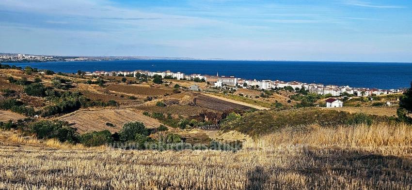 Bargain 1,150 M2 Land With Full Sea View In Tekirdağ Topağaç Neighborhood