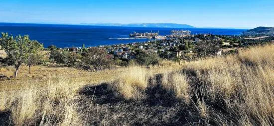 **peak at point panoramic sea view** 530 M2 coupon corner plot