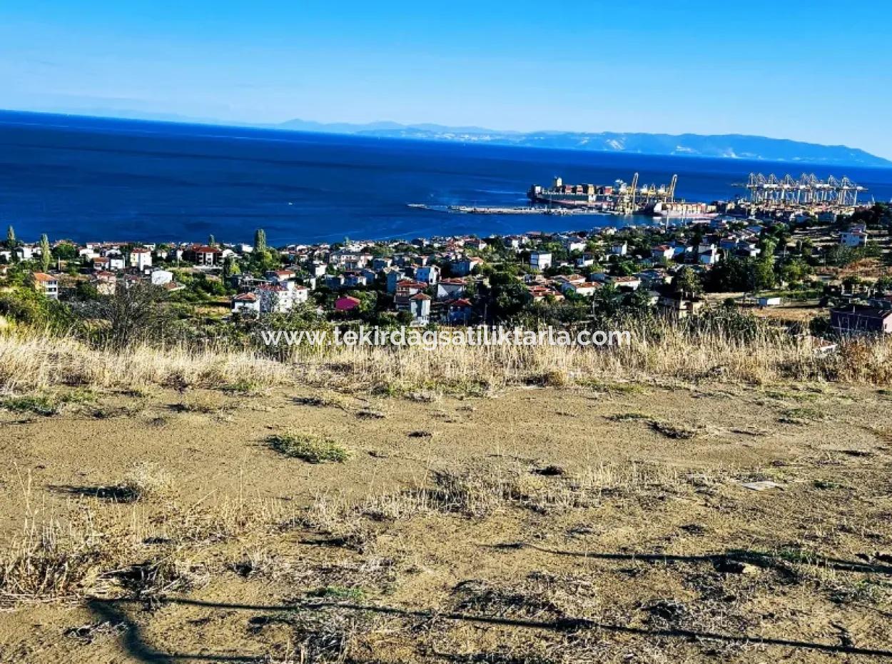 532 M2 Corner Plot For Sale In Tekirdag Süleymanpaşa Barbaros Neighborhood With Magnificent Sea And Nature Views