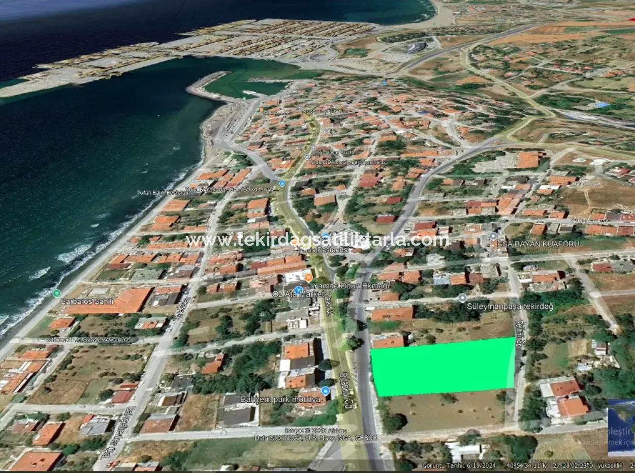 Tekirdag Barbarosta Urgent Sale Main Road Fronted Commercial Residential Zoning [ Adjacent Layout ] 85 Flats High Profit Guarantee