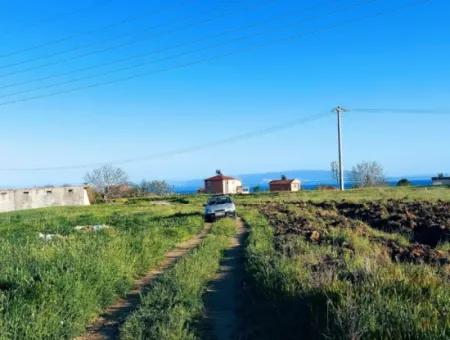 Investment Opportunity: 615 M2 Corner Land For Sale In Tekirdag Barbaros - Urgent Sale, Sea And Nature View, 0 Zoned