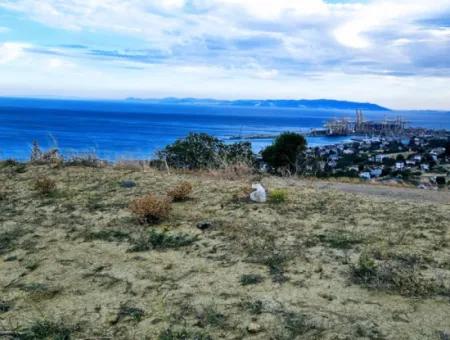 Coupon Land For Urgent Sale Suitable For Building Your Detached House With Wonderful Sea View In Tekirdag Barbarosta