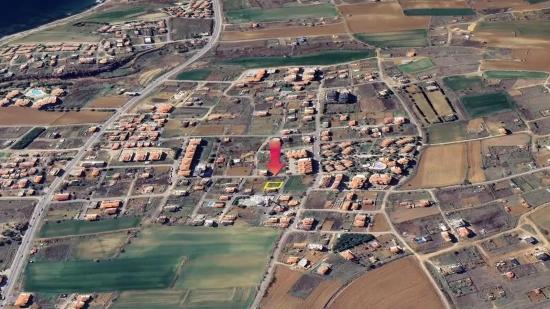 *В Районе Топагач*Готова К Инфраструктуре* Участок С Возможностью, Где Вы Можете Сразу Построить Свой Частный Дом