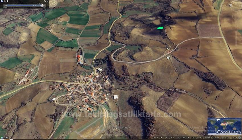 Tekirdağ Çanakçı Mahallesinde Acil Satılık Müstakil Tapulu Kelepir Yer