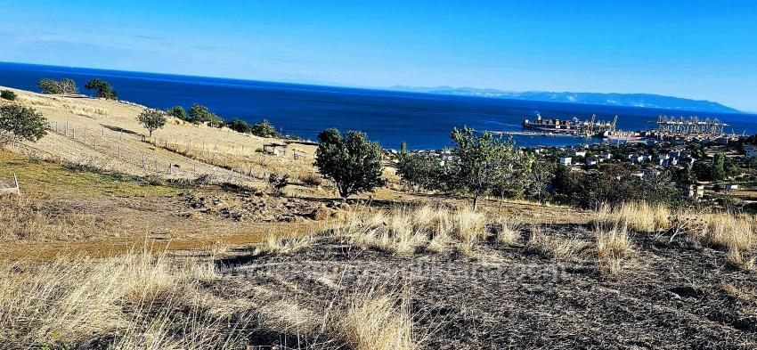 Harika Deniz Ve Doğa Manzarlı Alt Yapısı Hazır 530 M2 Köşe Arsa