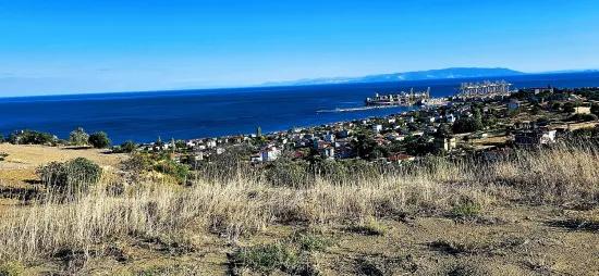 **zirve Noktada Panoramik Deniz Manzaralı** 530 M2 Kupon Köşe Arsa