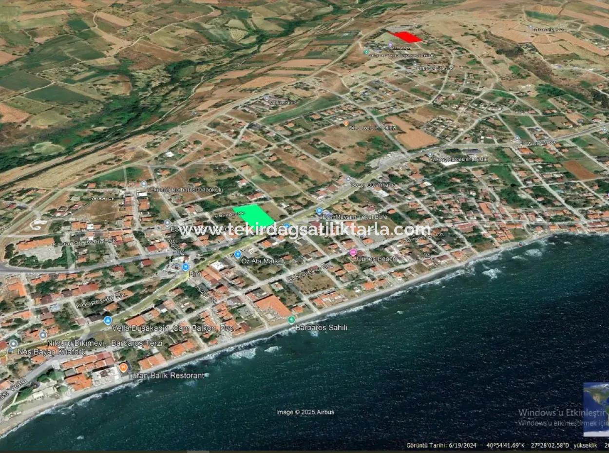 Tekirdağ Barbarosta Acil Satılık Anayol Cepheli Ticari + Konut İmarlı [ Bitişik Nizam ] 85 Dairelik Yüksek Kazanç Garantisi