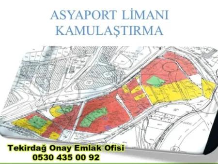 Süleymanpaşa Barbaros Asyaport Limanı Mevcut İmar Planı İçinde Ticari Sanai Alanı